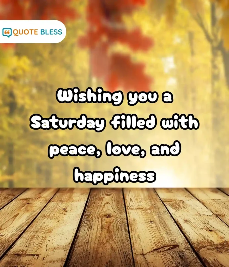 Short Saturday Blessings