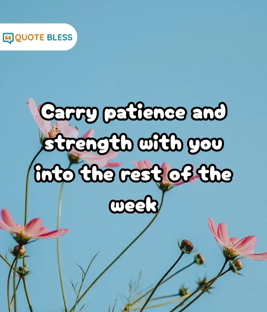 Gentle Words for a Relaxed Midweek