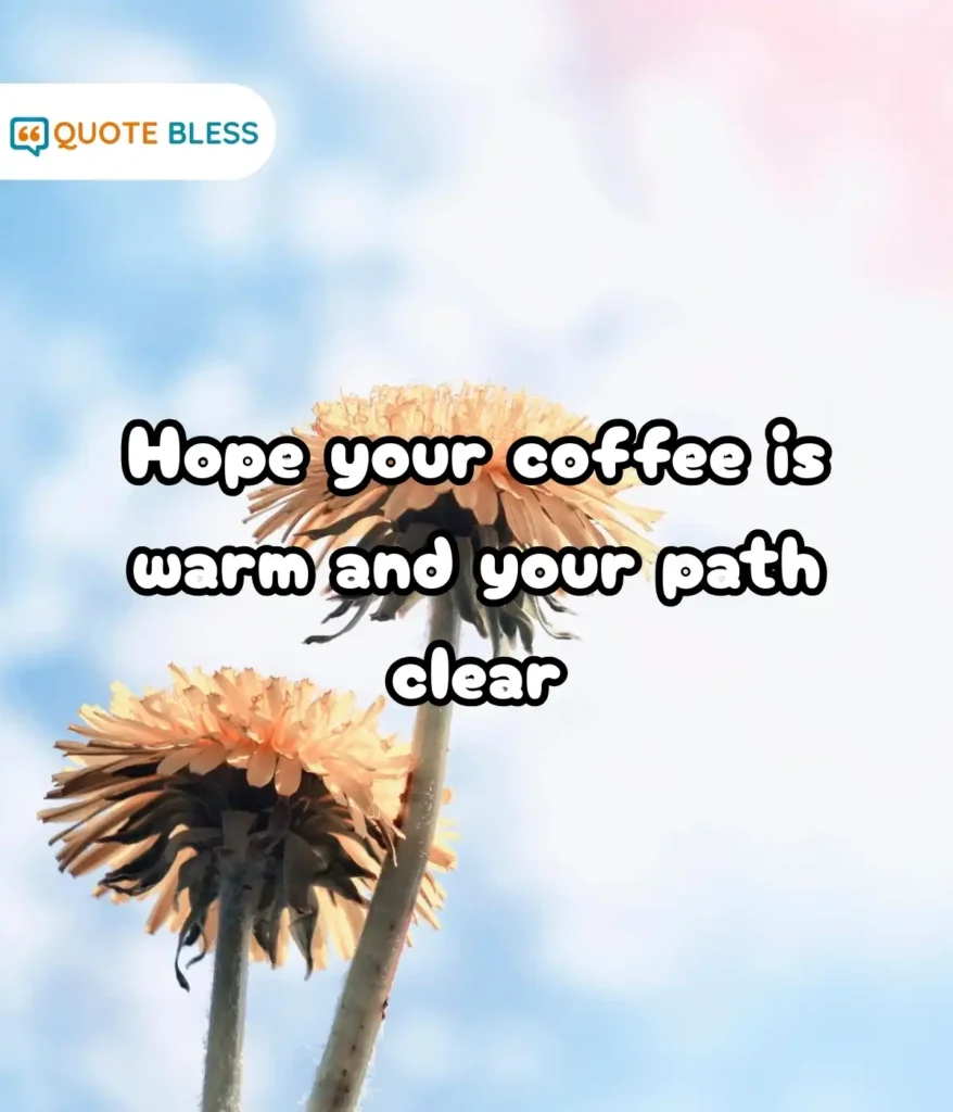 Cheerful Lines with Coffee Vibes