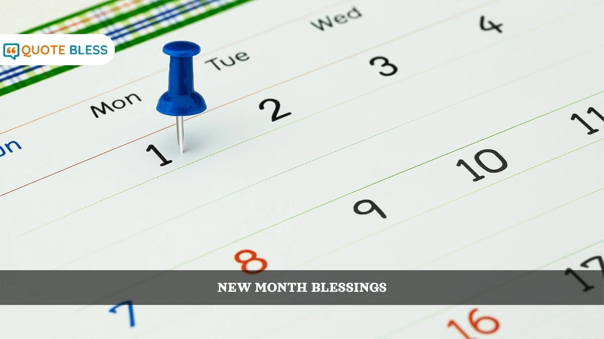 New Month Blessings for a Fresh Start
