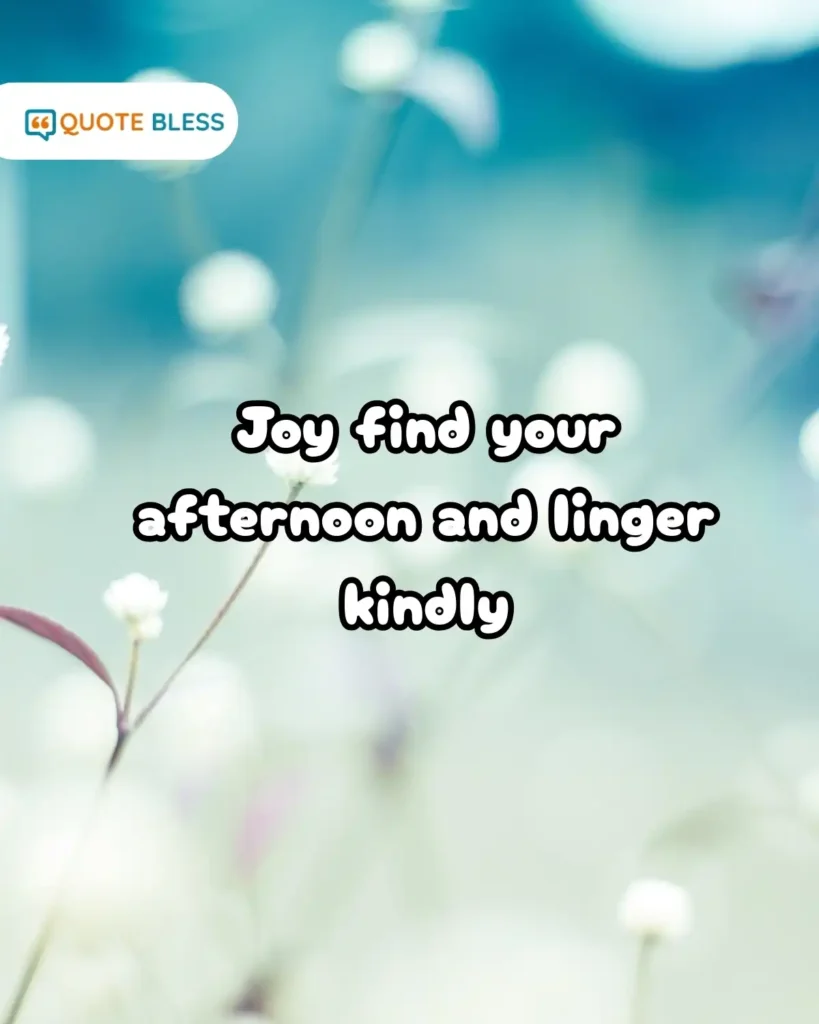 Wednesday Afternoon Blessings