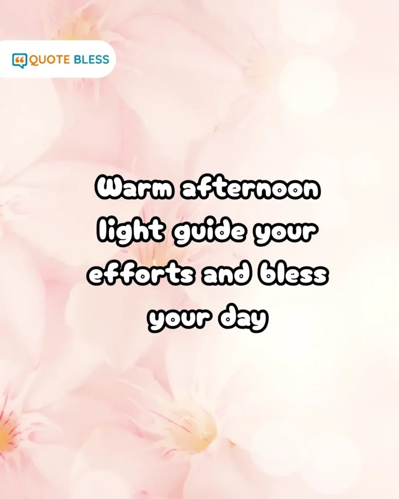 Saturday Afternoon Blessings