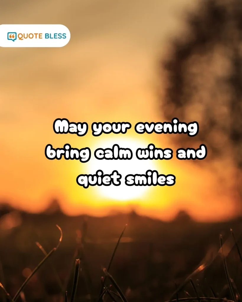 One-Line Good Evening Wishes