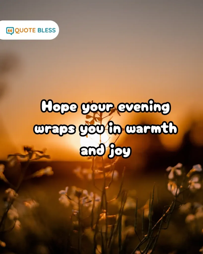 Two-Line Evening Messages for Instant Sharing