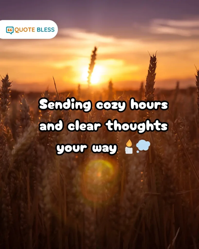 Heartwarming Good Evening Quote Photo to Send