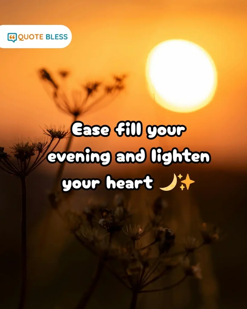 Cute Good Evening Blessing Photo to Share Online