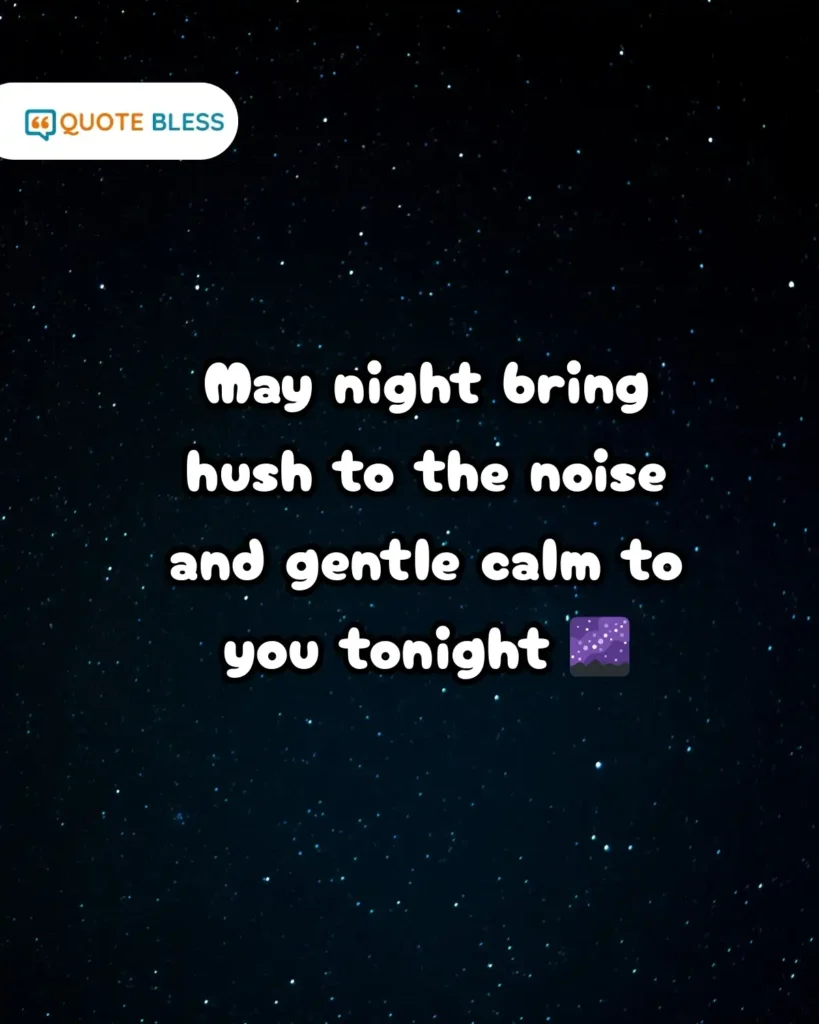 Modern Good Night Lines with Calm Energy