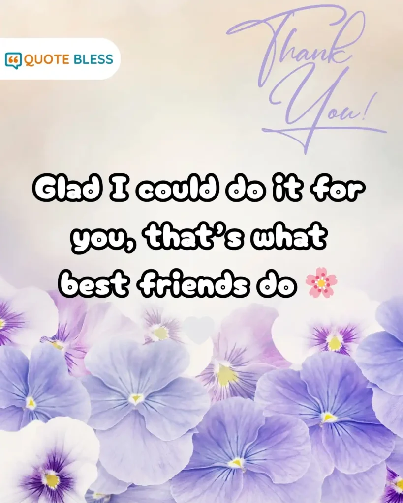 After a Gift or Treat from a Friend