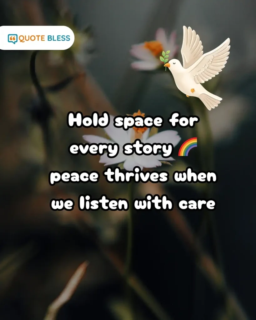 International Day of Peace listening message