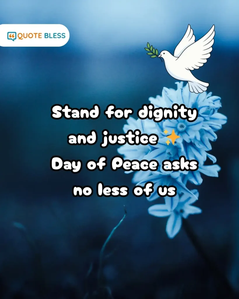 Day of Peace dignity justice