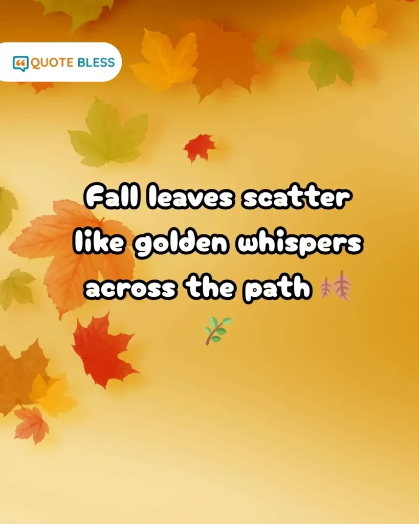 Fall leaves scatter like golden whispers across the path 🍂🌿