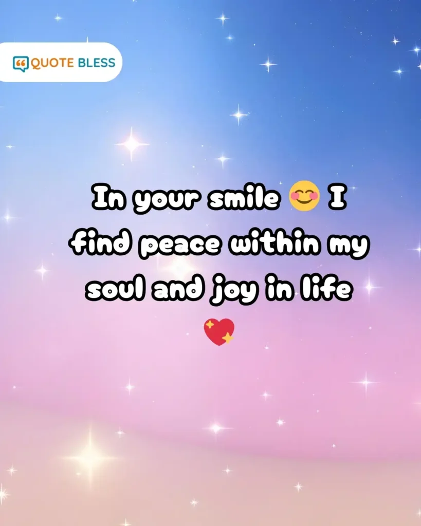 inspirational daughters day quote showing peace in daughter&rsquo;s smile