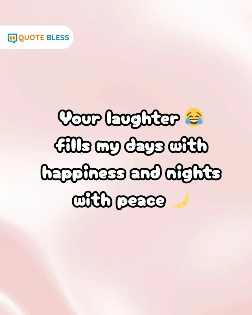 happy daughters day quote about joy in laughter and peaceful nights