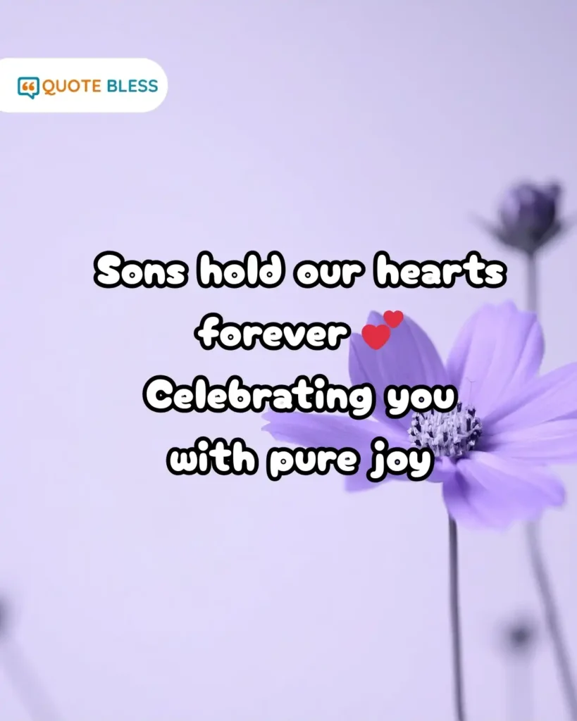 national sons day wish about everlasting love and bond