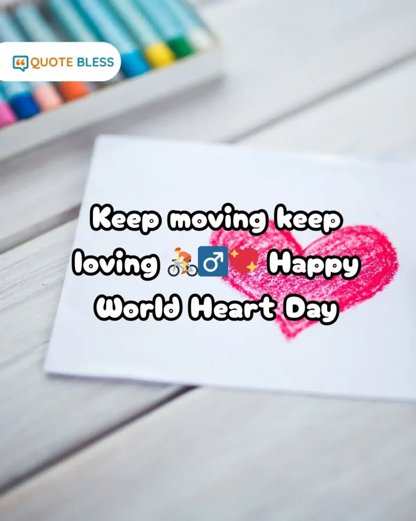 healthy lifestyle wishes for world heart day 2025