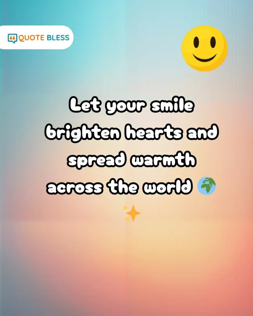 world smile day 2025 message about spreading joy globally