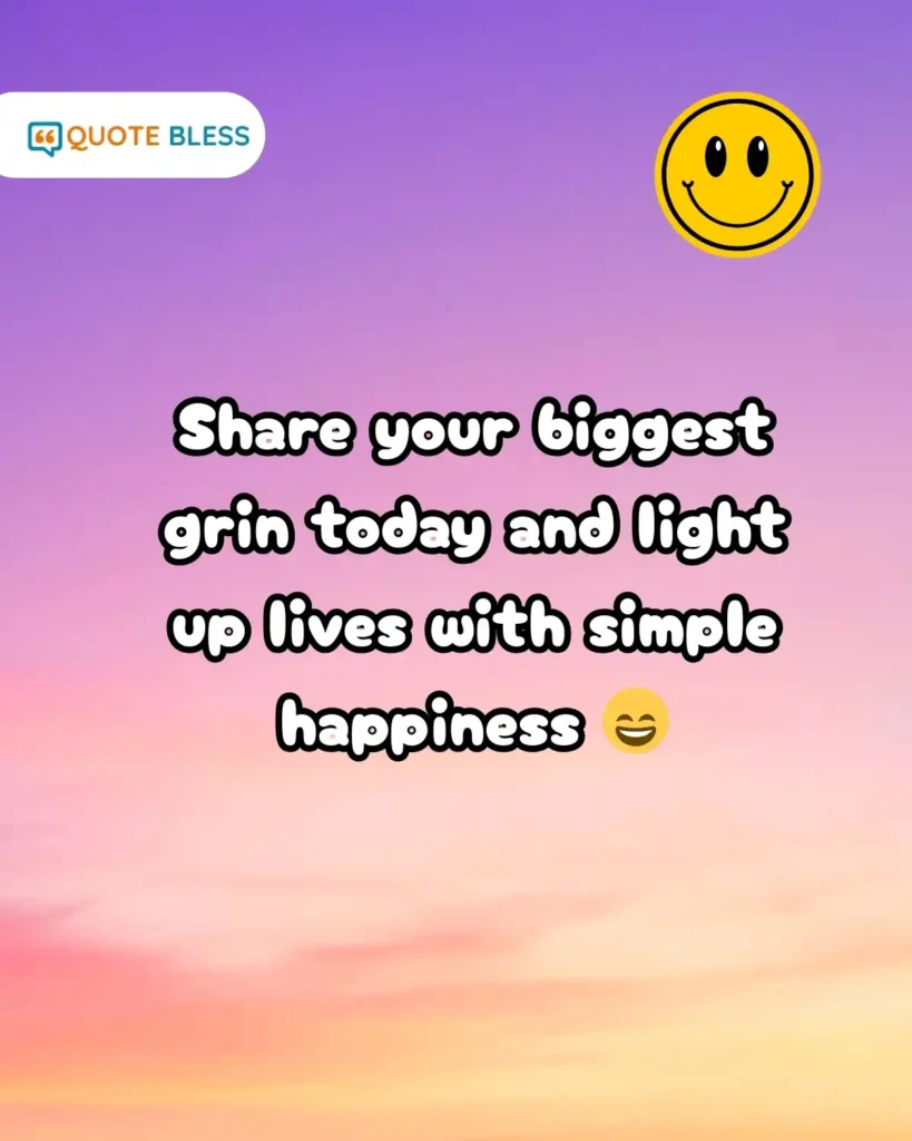 cheerful smile day 2025 caption with joy and laughter