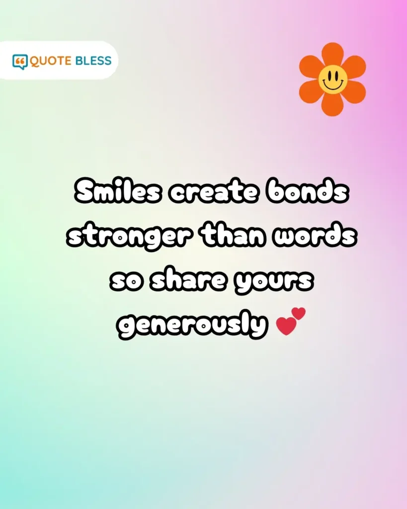 positive smile day message about kindness and connection