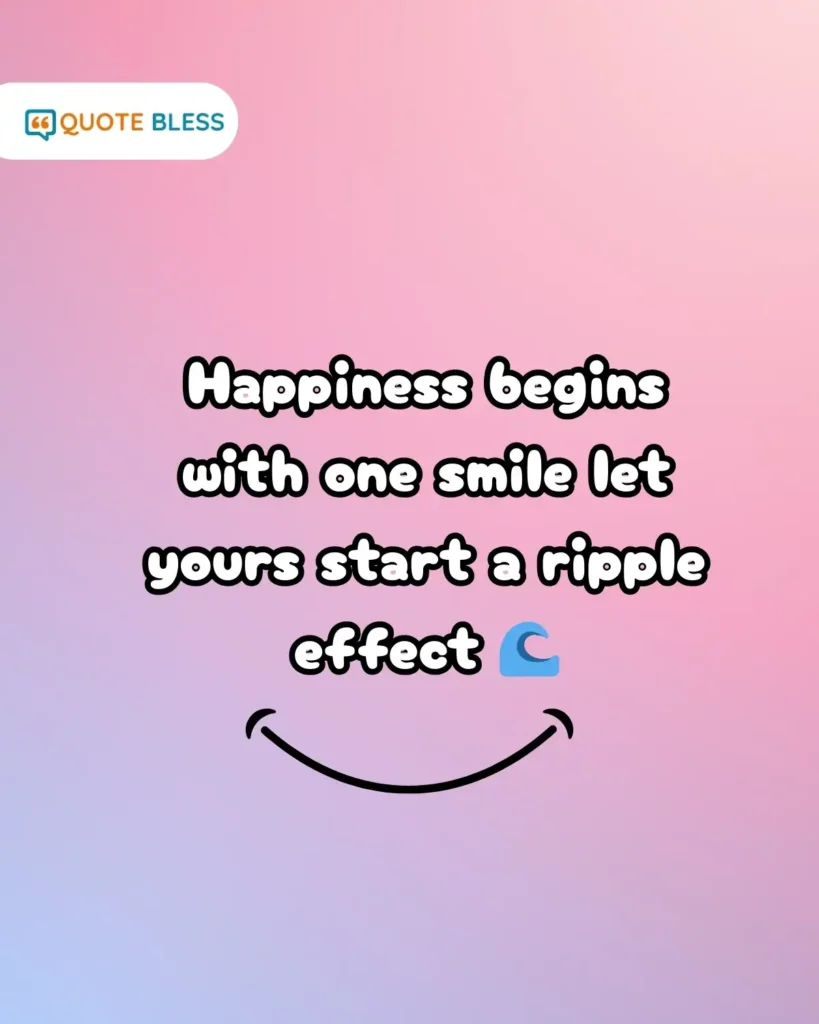motivational world smile day 2025 caption