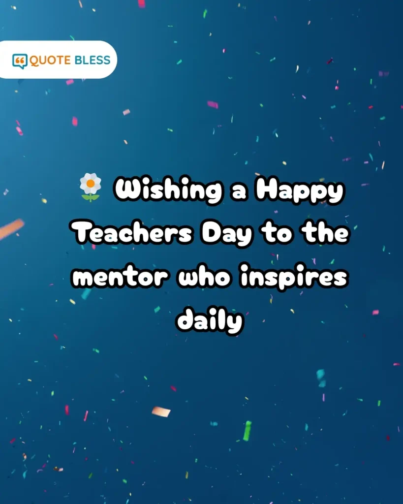 happy teachers day wish with flower background for teacher