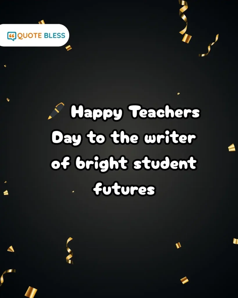 happy teachers day wishes with pen and notebook background