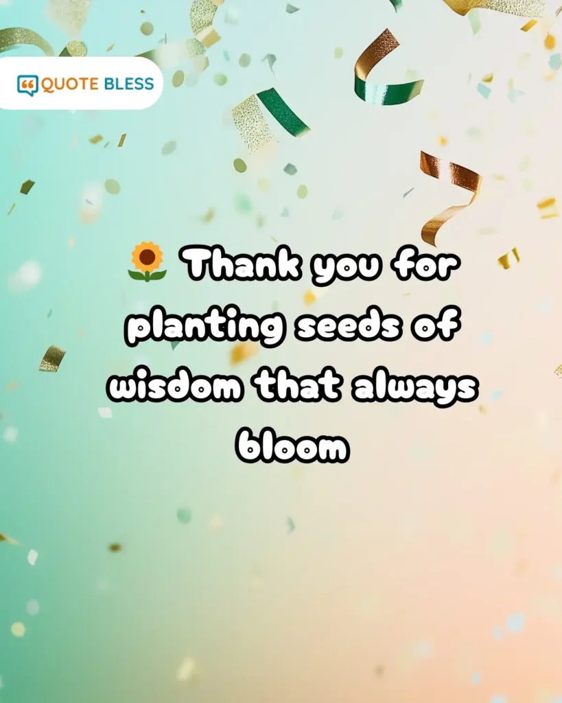 thank you note for teacher with sunflower design