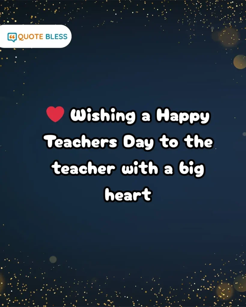 teachers day wish with love and heart background