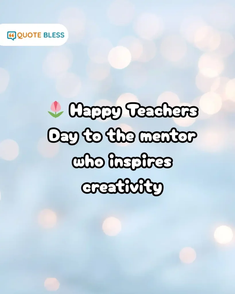 happy teachers day wishes and notes with tulip design
