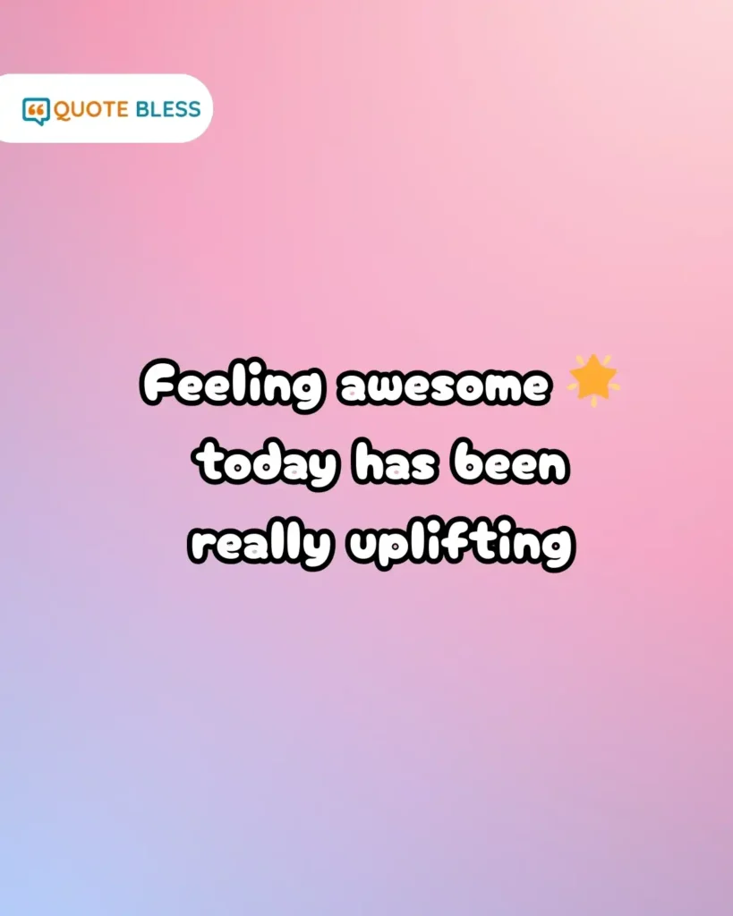 uplifting how are you reply positive energy