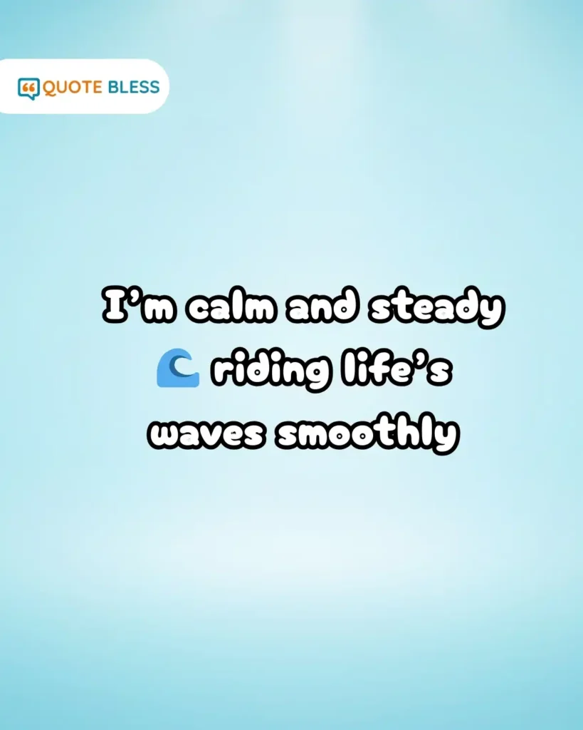 how are you reply calm peaceful response