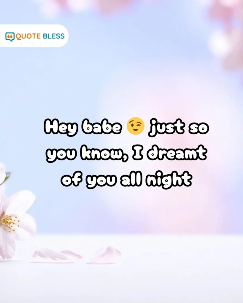 sweet flirty good morning replies for dating