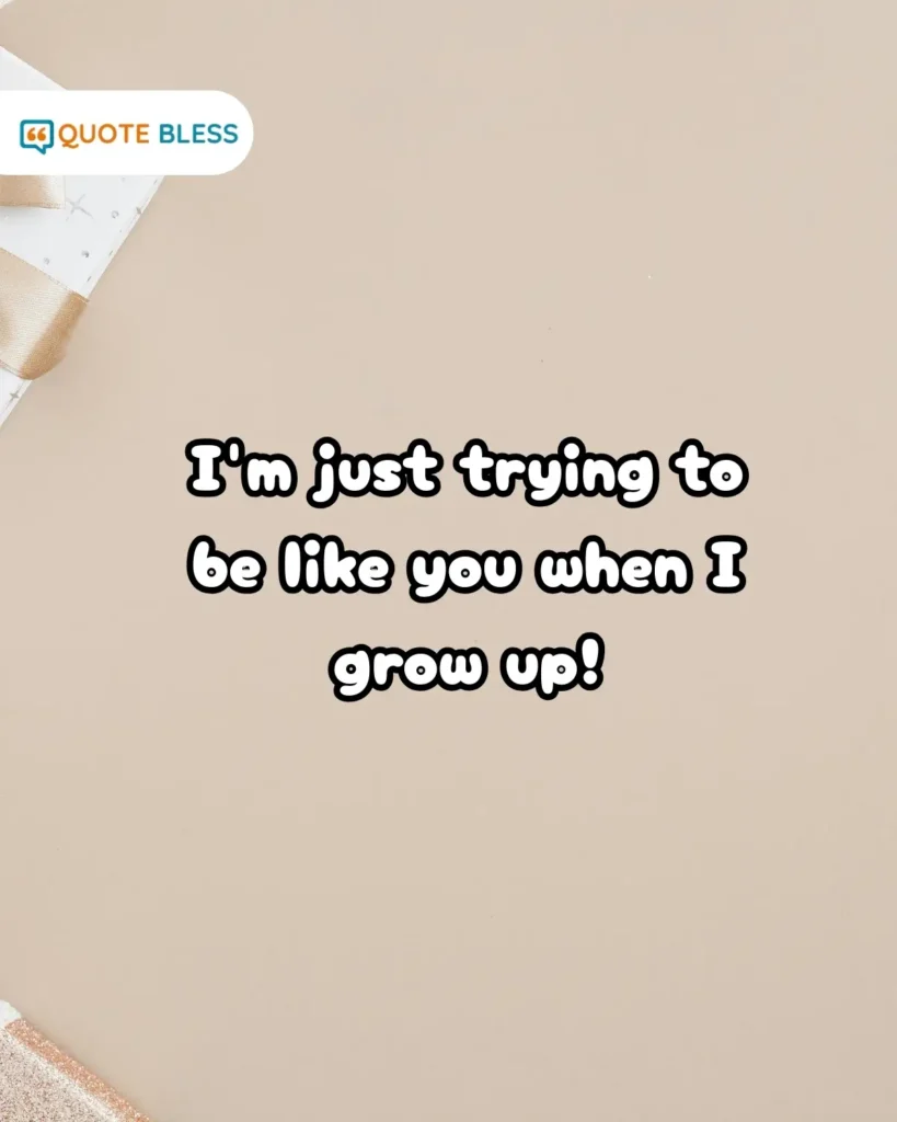 Cute and funny text reply for how to respond to im proud of you