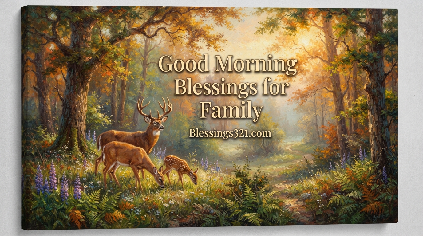 Good Morning Blessings for Family Beautiful Prayers for a New Day